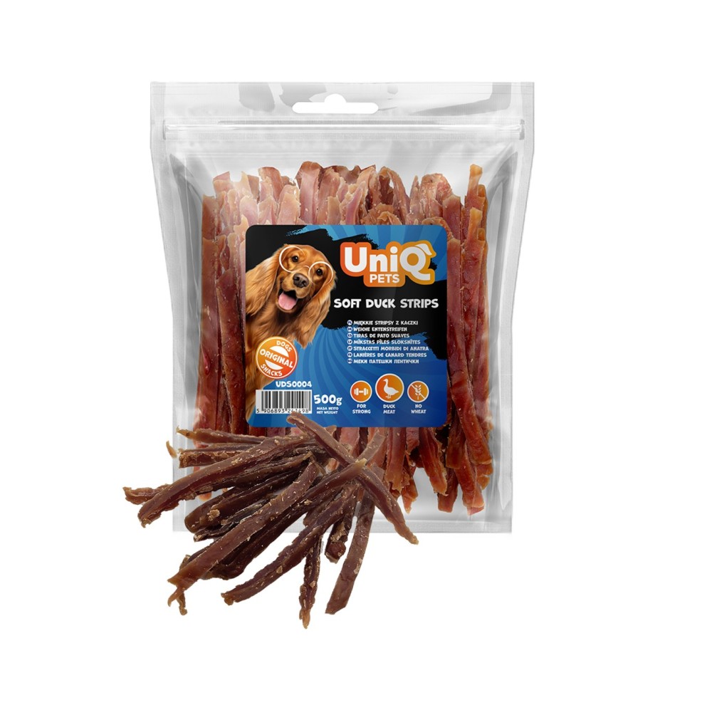 Uniq 500gr Λιχουδιά για Σκύλους Λωρίδες Πάπιας