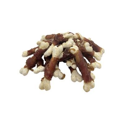 Uniq 500gr Λιχουδιά για Σκύλους Κόκκαλα Ασβεστούχα Τυλιγμένα με Πάπια