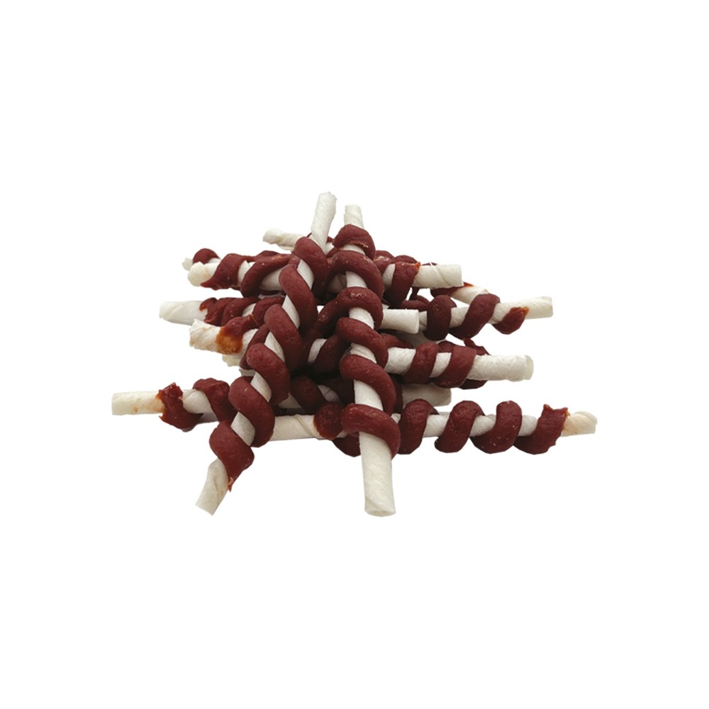 Uniq 500gr Λιχουδιά για Σκύλους Στικς από Δέρμα Τυλιγμένα με Αρνί