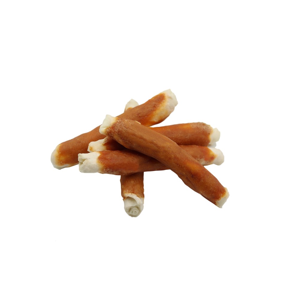 Uniq 500gr Λιχουδιά για Σκύλους Στικς από Χοντρό Δέρμα Τυλιγμένα με Κοτόπουλο 20εκ