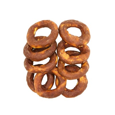 Uniq 500gr Λιχουδιά για Σκύλους Δαχτυλίδια από Δέρμα Τυλιγμένα με Αρνί 10εκ