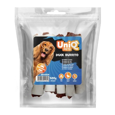 Uniq 500gr Λιχουδιά για Σκύλους Μπουρίτο Πάπιας