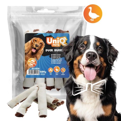 Uniq 500gr Λιχουδιά για Σκύλους Μπουρίτο Πάπιας