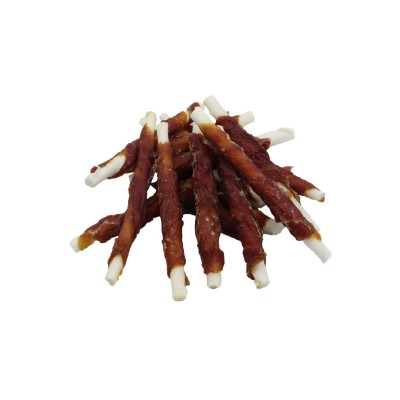 Uniq 500gr Λιχουδιά για Σκύλους Στικς με Δέρμα Τυλιγμένο με Πάπια