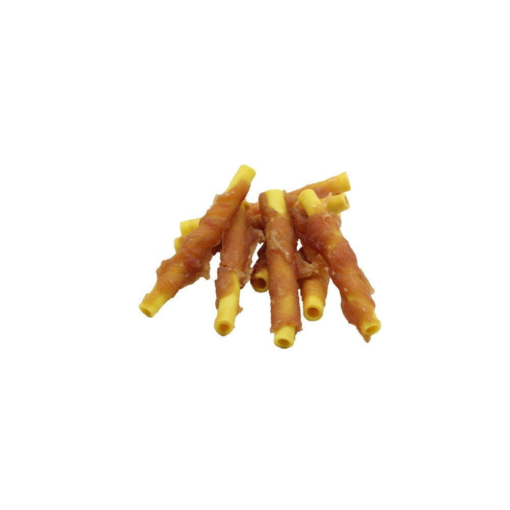 Uniq 500gr Λιχουδιά για Σκύλους Σωλήνες Γλυκοπατάτας Τυλιγμένοι με Κουνέλι