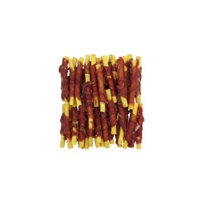 Uniq 500gr Λιχουδιά για Σκύλους Σωλήνες Γλυκοπατάτας Τυλιγμένοι με Πάπια