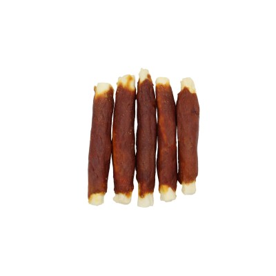 Uniq 500gr Λιχουδιά για Σκύλους Στικς από Χοντρό Δέρμα Τυλιγμένα με Πάπια