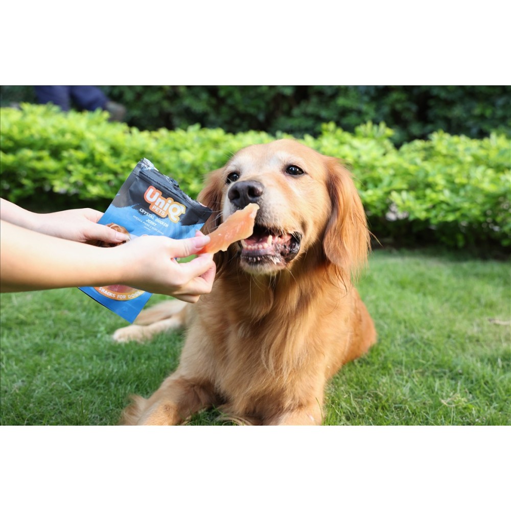 Uniq 80gr Λιχουδιά για Σκύλους Κομμάτια Κοτόπουλου