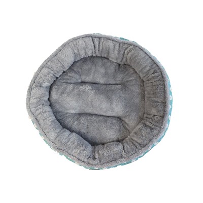 Uniq Κρεβάτι Κατοικιδίων DAILYNAP SNOWFLAKE Στρογγυλό Μπλε Medium