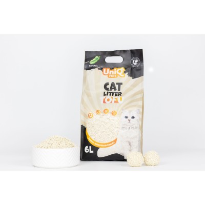 Uniq Βιοδιασπώμενο τόφου 6Lt Άμμος Γάτας Natural