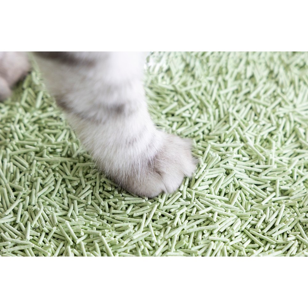 Uniq Βιοδιασπώμενο τόφου 6Lt Άμμος Γάτας GREEN TEA