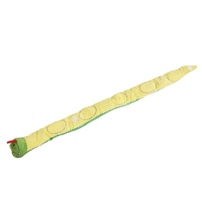 Uniq Λούτρινο Παιχνίδι για Σκύλους Μακρύ Ελαστικό Μασητικό Φίδι Πράσινο