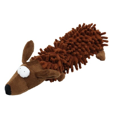 Uniq Λούτρινο Παιχνίδι για Σκύλους με Ήχο Μασητικό Θηρίο Καφέ