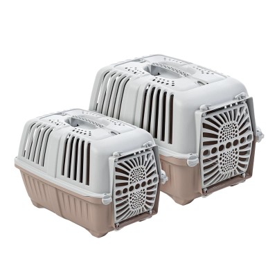 Uniq Κλουβί Μεταφοράς SAFEPORT PRATIKO 1 PLASTICA Ροζ