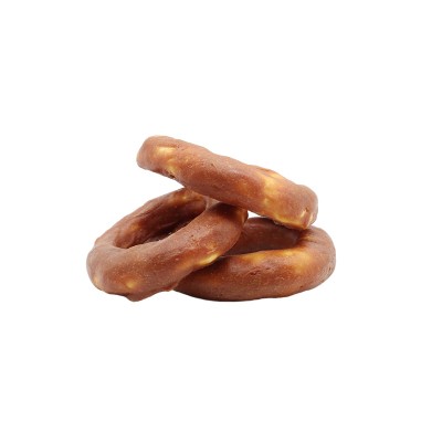 Uniq 500gr Λιχουδιά για Σκύλους Δαχτυλίδια από Δέρμα Τυλιγμένα με Πάπια 12εκ