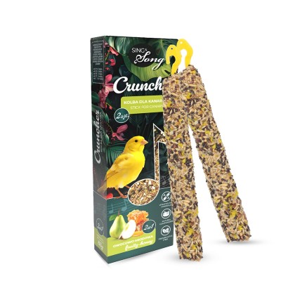SING&SONG CRUNCHER 85gr Τροφή για Καναρίνια 2 σε 1 με Μέλι και Φρούτα