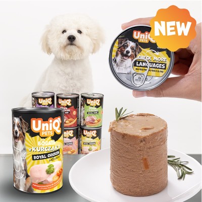 Uniq Πατέ 375gr για Ενήλικους Σκύλους με Κοτόπουλο