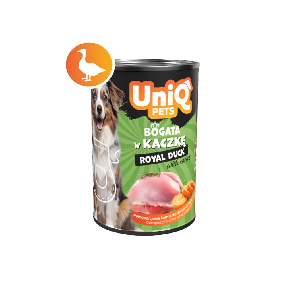 Uniq Πατέ 375gr για Ενήλικους Σκύλους με Πάπια