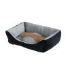 Uniq Κρεβάτι Κατοικιδίων DAILYNAP BONE Τετράγωνο Μαύρο Small