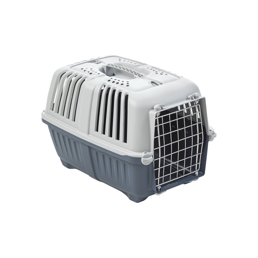 Uniq Pets Κλουβί Μεταφοράς Πρακτικό Μοντέλο 1 Metal Σκούρο Μπλε