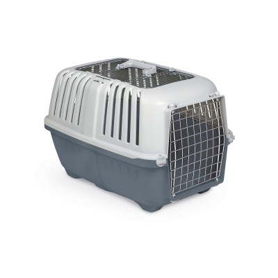 Uniq Pets Κλουβί Μεταφοράς Πρακτικό Μοντέλο 3 Ανοιγόμενο Σκούρο Μπλε