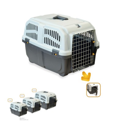 Uniq Pets Κλουβί Μεταφοράς Skudo Fly 3 Iata Γκρι