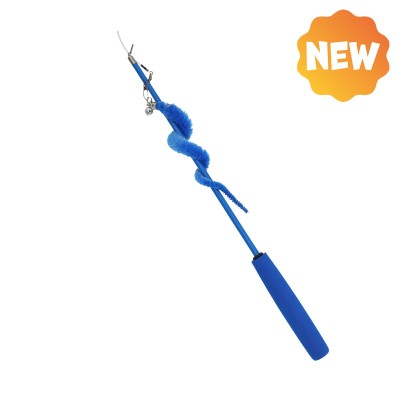 Uniq Pets Παιχνίδι Γάτας Swishy Τηλεσκοπική Ράβδος με Κάμπια
