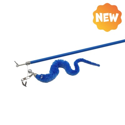 Uniq Pets Παιχνίδι Γάτας Swishy Τηλεσκοπική Ράβδος με Κάμπια