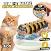 Uniq Delight Shake 60gr για Γάτες με Κοτόπουλο και Πεπόνι σε Τασάκι 6τμχ