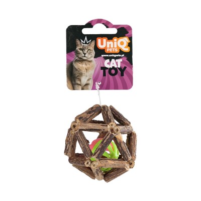 Uniq Παιχνίδι Γάτας Matatoys Matatabi Γεωμετρικό με Μπαλάκι και Κουδουνάκι 7cm