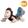 Uniq Παιχνίδι Σκύλου Squeakies Monkey-Dino Tug Λούτρινο Παιχνίδι με Ενσωματωμένη Σφυρίχτρα 29x12x13cm