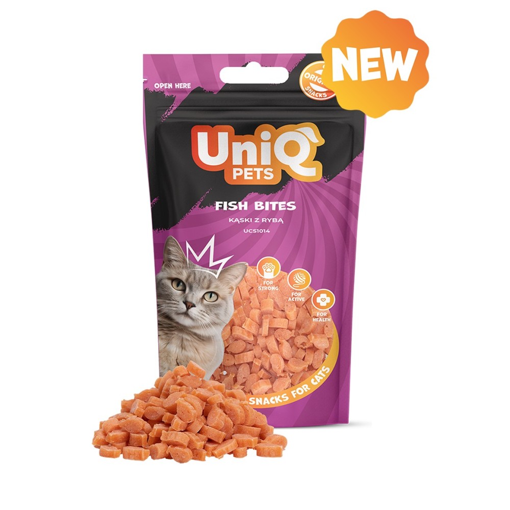 Uniq Mimi 50gr Λιχουδιά για Γάτες Μπουκιές Ψαριού