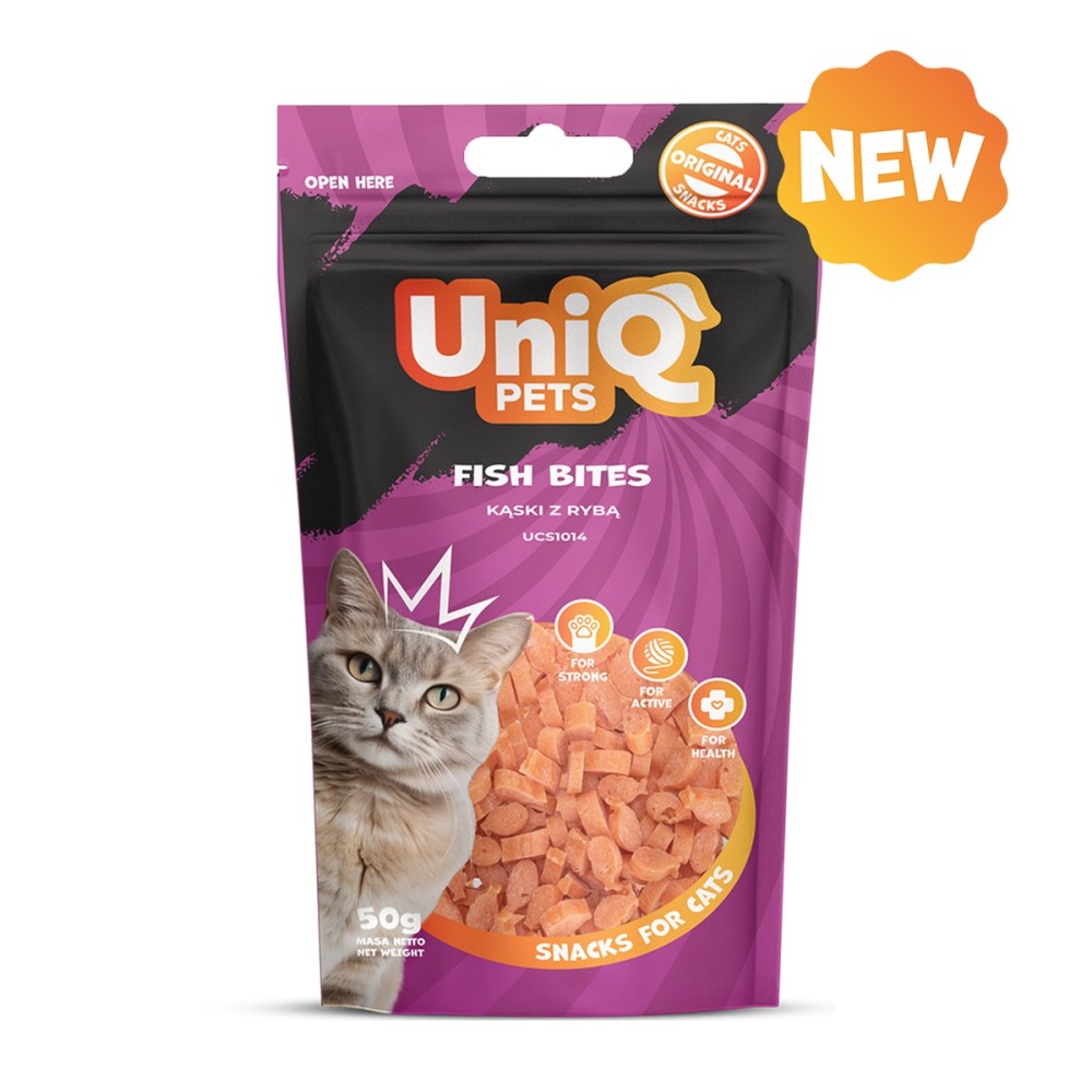 Uniq Mimi 50gr Λιχουδιά για Γάτες Μπουκιές Ψαριού