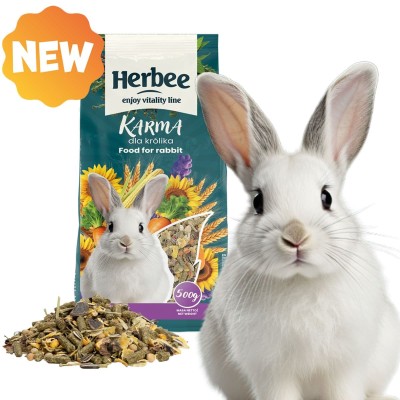 Herbee Rodensroot 500gr Πλήρης Τροφή για Κουνέλι