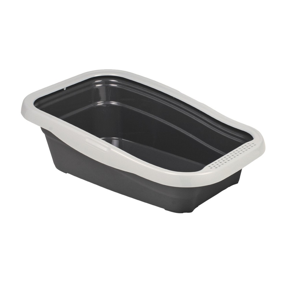 Uniq Cleanstep Nella Ανοιχτή Τουαλέτα Γάτας με Πλαίσιο BPA Free Γκρι