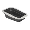 Uniq Cleanstep Nella Ανοιχτή Τουαλέτα Γάτας με Πλαίσιο BPA Free Γκρι