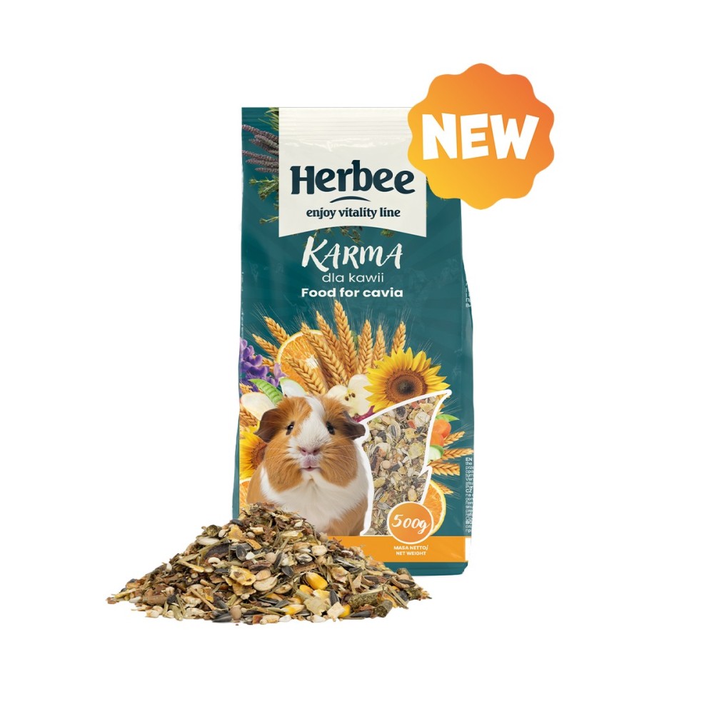 Herbee Rodensroot 500gr Πλήρης Τροφή για Ινδικά Χοιρίδια Cavia/Guinea Pig