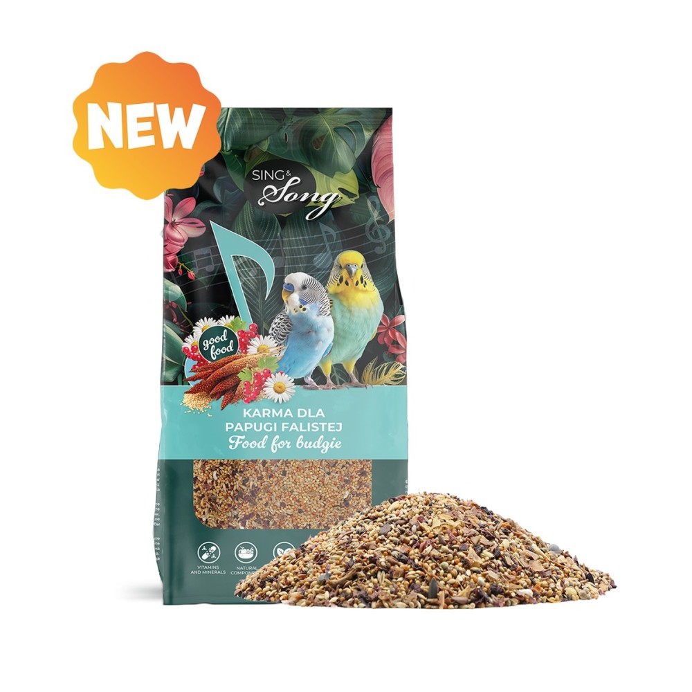 Sing & Song Wildwings 500gr Πλήρης Τροφή για Παπαγαλάκια Budgie Αυστραλίας