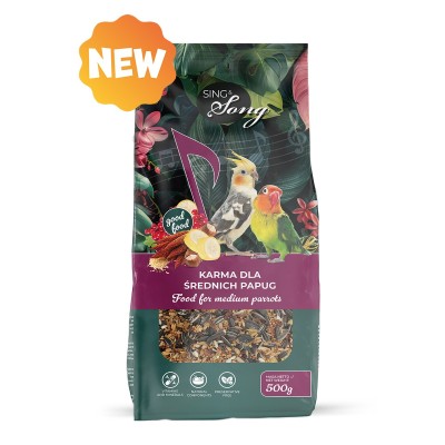 Sing & Song Wildwings 500gr Πλήρης Τροφή για Μεσαίου Μεγέθους Παπαγάλους