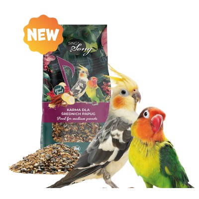 Sing & Song Wildwings 500gr Πλήρης Τροφή για Μεσαίου Μεγέθους Παπαγάλους