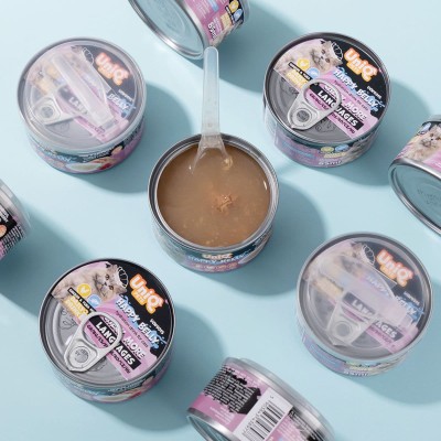 Uniq Daily Drink Happy Belly 85ml για Γάτες με Κοτόπουλο, Τόνο και Raspberry 8τμχ