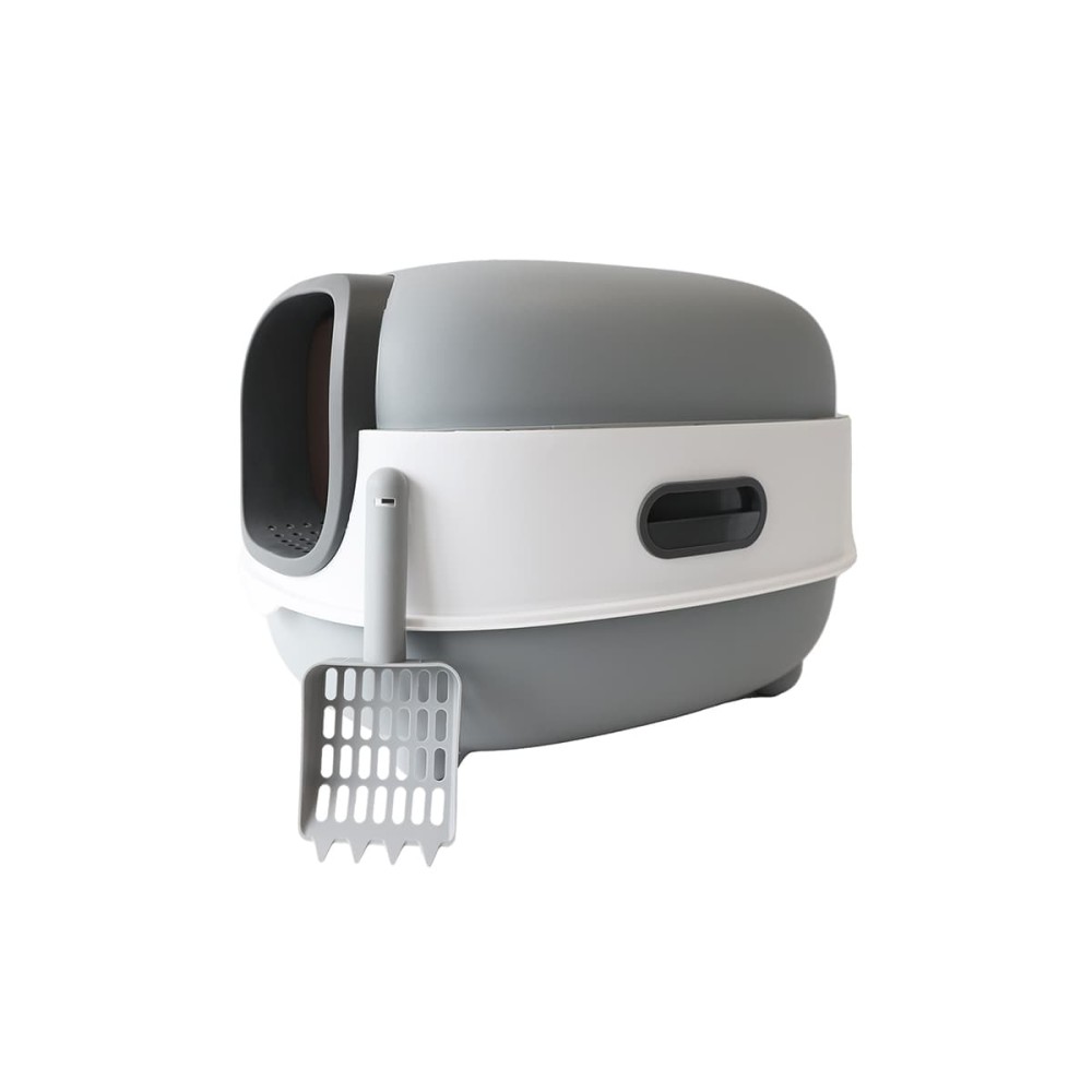 Uniq Τουαλέτα Γάτας Κλειστή με Φτυαράκι Γκρι